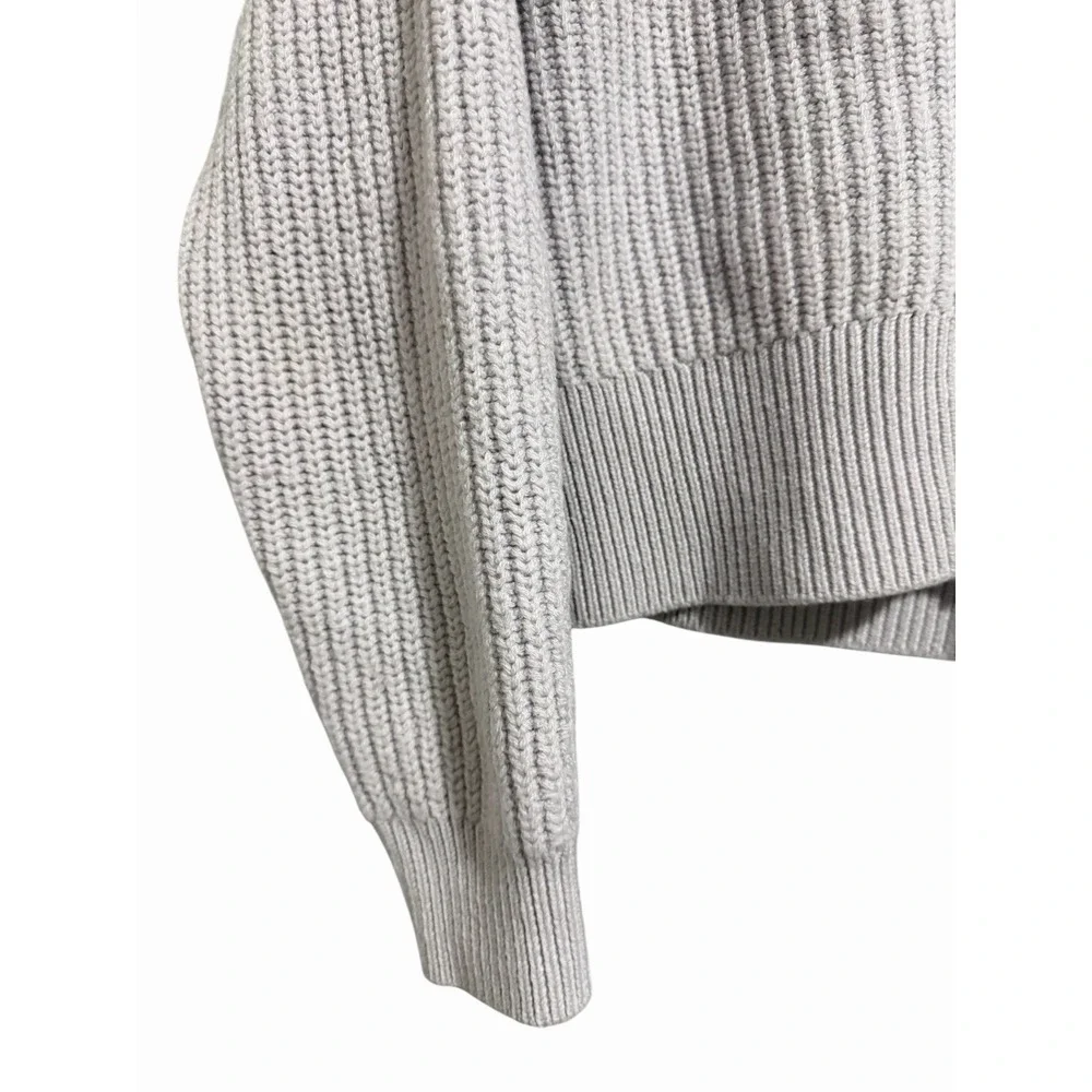 Babaton Aritzia Canberra Merino Wool Cardigan Light Purple/Gray  Women's Size XS